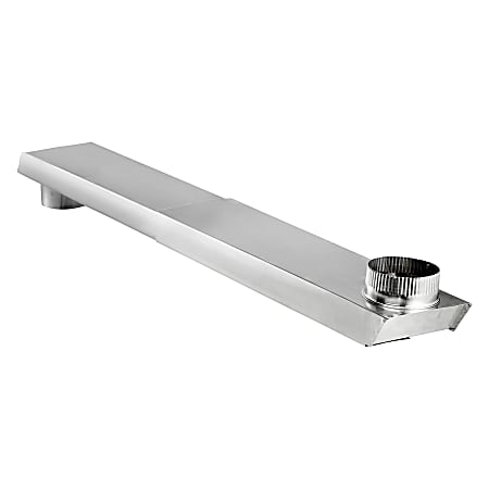 Lambro® Tite Fit® 90° Rectangular Aluminum Dryer Duct For Small Spaces, Silver, LAO3006