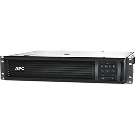 APC by Schneider Electric Smart-UPS 750VA LCD RM 2U 120V with L5-15P - 2U Rack-mountable - 3 Hour Recharge - SMT750R2X122