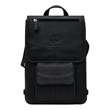 MacCase Leather Flight Jacket Bag For 15" MacBooks®, Black