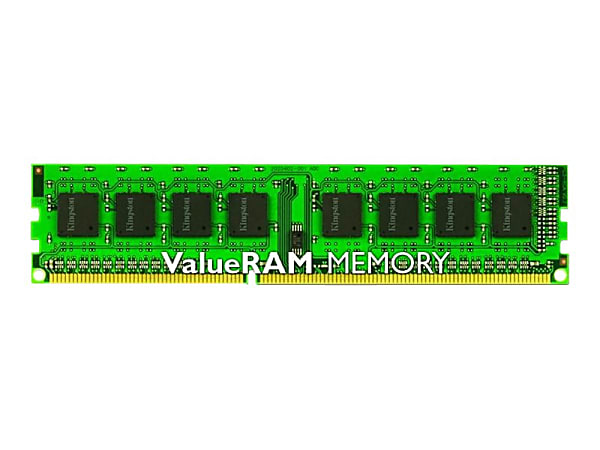 Kingston ValueRAM - DDR3 - module - 8 GB - DIMM 240-pin - 1600 MHz / PC3-12800 - CL11 - 1.5 V - unbuffered - non-ECC