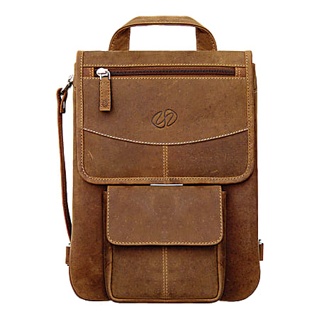 MacCase Leather Flight Jacket Bag With Backpack Option For iPad®, Vintage
