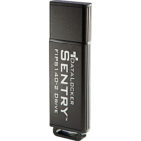 DataLocker Sentry FIPS 8 GB Encrypted Flash Drive - FIPS Validated USB 2.0 Encrypted Flash Drive 256-bit AES CBC mode Hardware Data Encryption 8 GB - Centrally Manageable