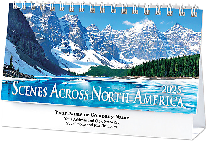 Scenes Across America Desk Calendar