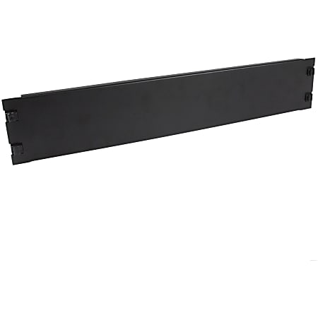 StarTech.com Blanking Panel - 2U - 19in - Tool-less - Steel - Black - TAA Compliant - Blank Rack Panel - Filler Panel