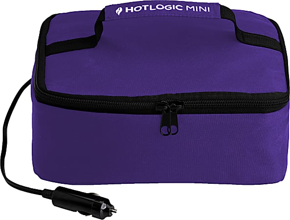 HOTLOGIC Portable Personal 12V Mini Oven, Purple