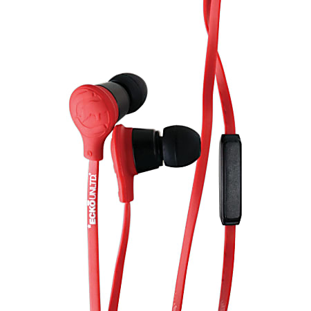 Ecko Unltd® Trek Earbud Earbuds, Red