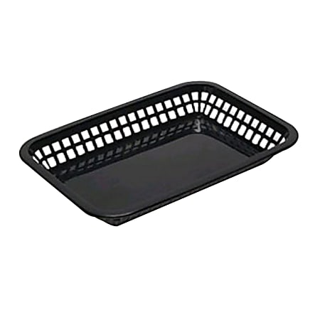 Tablecraft Rectangular Plastic Fast Food Serving Baskets,