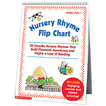 Scholastic Teacher Resources Nursery Rhyme Flip Chart, Grades Pre-K To 1