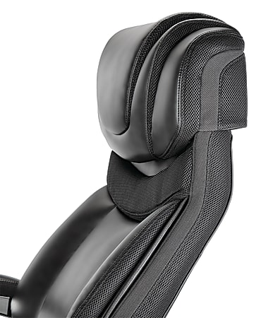 Realspace Axton Big Tall Bonded Leather High Back Chair Dark
