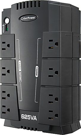 CyberPower® SX625G 8-Outlet Uninterruptible Power Supply, 625VA/375 Watts