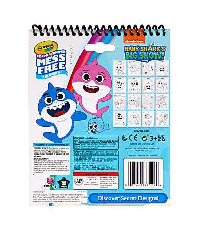 Crayola Color Wonder Mess Free Coloring Pads Markers Paw Patrol - Office  Depot