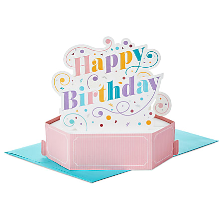 Hallmark Paper Wonder Card, 9-1/2” x 6-9/16”, Good Vibes Confetti