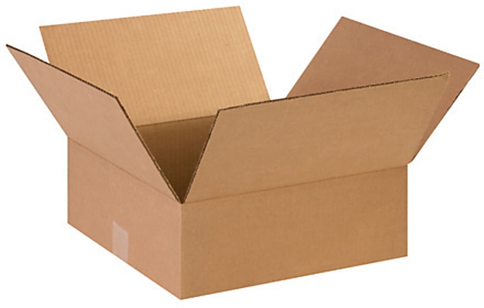 Office Depot® Brand Flat Corrugated Boxes 15" x 15" x 5", Bundle of 25