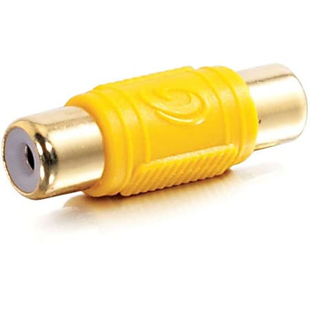 C2G 75 Ohm RCA Video Coupler - 1 x RCA Female - 1 x RCA Female