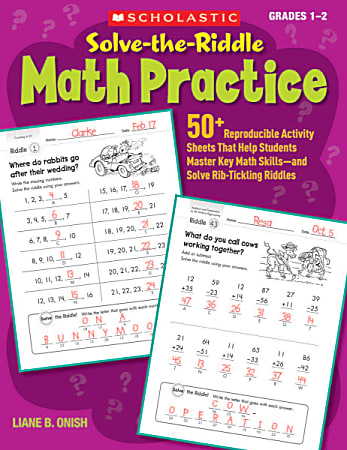 Scholastic Solve-the-Riddle Math Practice