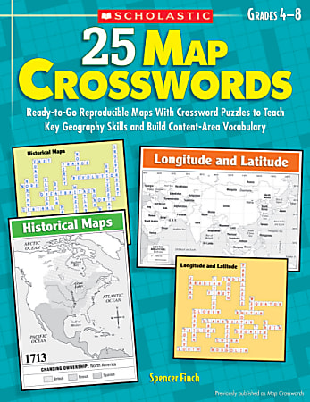 Scholastic 25 Map Crosswords