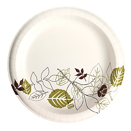 Dixie Ultra Paper Plates, 10 1/16 inch, Dinner Size Printed Disposable Plate,  4