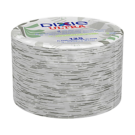 Dixie Ultra® 10-1/16" Heavy-Weight Paper Plates, Pathways®, 125 Plates
