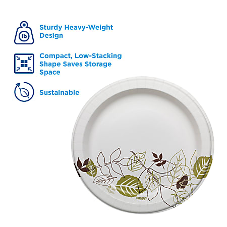 Dixie Ultra Paper Plates 10 18 Pathways Pack Of 125 Plates