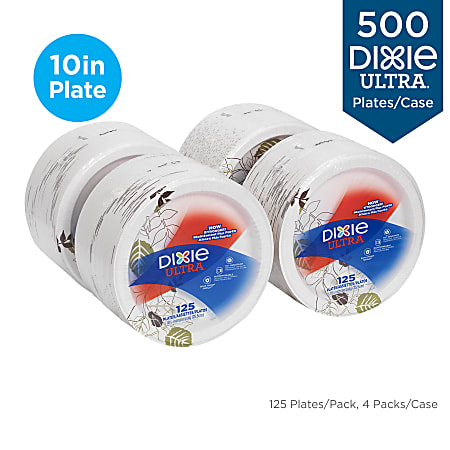 Dixie Ultra Paper Plates 10 18 Pathways Pack Of 125 Plates