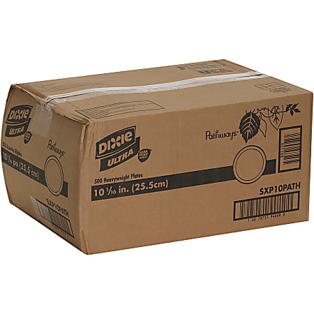 Dixie Ultra Paper Plates 10 18 Pathways Pack Of 125 Plates