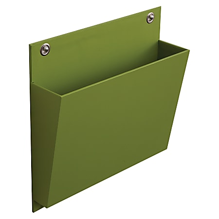 See Jane Work® Connecting Wall File, Letter Size, Green