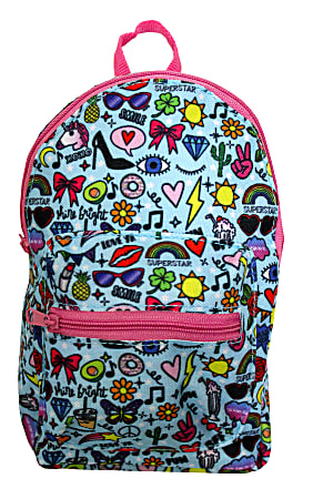 Corey Paige Mini Backpack Pencil Pouch, 8"H x 4-1/2"W x 1-3/4"D, Glam Girl