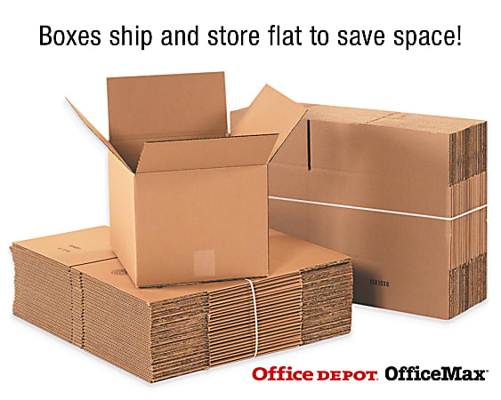 Partners Brand Corrugated Boxes 16 x 12 x 7 Bundle of 25 - ODP Business  Solutions