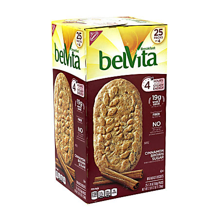 Belvita Breakfast Biscuits Cinnamon Brown Sugar 4 Packs,