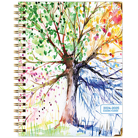 2024-2025 Global Printed Products Hardcover Fashion Student Daily/Weekly/Monthly Academic Year Planner, 8-1/2" x 11", FSHNAY24851120