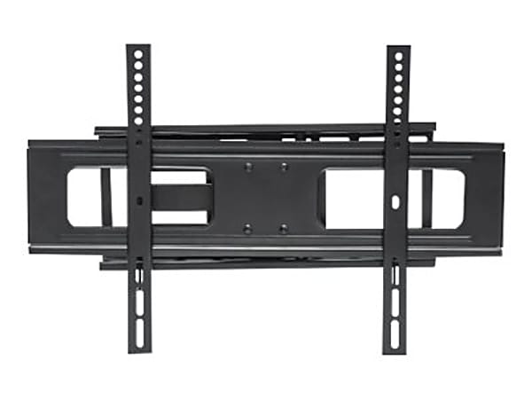 Manhattan TV & Monitor Mount, Wall, Full Motion, 1 screen, Screen Sizes: 37-65", Black, VESA 200x200 to 600x400mm, Max 50kg, LFD, Tilt & Swivel with 3 Pivots, Lifetime Warranty - Bracket - for LCD TV - heavy duty steel - black