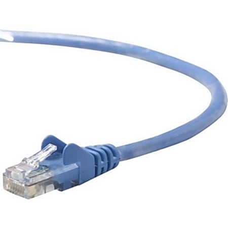 Belkin Cat. 5e Patch Cable - RJ-45 Male - RJ-45 Male - 25ft, A3L791B25BLUS