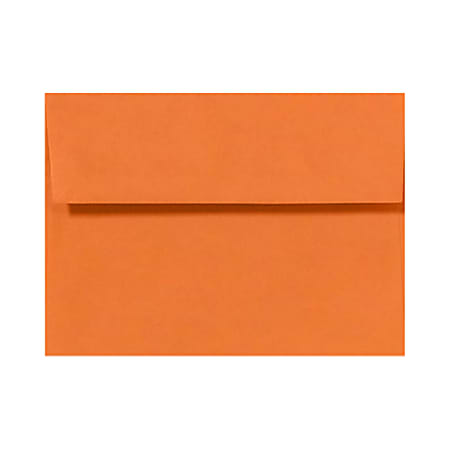 LUX Invitation Envelopes, A6, Peel & Press Closure, Mandarin Orange, Pack Of 1,000