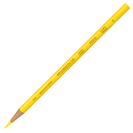 Prismacolor® Professional Thick Lead Art Pencil, Canary Yellow, Set Of 12