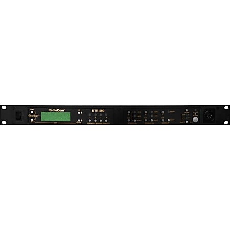 RTS Two-Channel UHF Synthesized Wireless Intercom Base Station - Wired/Wireless - 1000 ft - Rack-mountable, Desktop