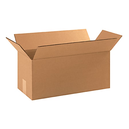 Partners Brand Long Corrugated Boxes 17" x 8" x 8", Bundle of 25
