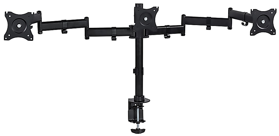 Universal Dual Monitor Mount w/ Double-Link Swing Arms