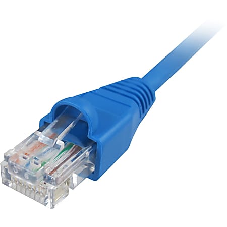 Comprehensive Cat5e Snagless Patch Cable 7ft Blue - USA Made & TAA Compliant - 7 ft Category 5e Network Cable for Network Device - First End: 1 x RJ-45 Male Network - Second End: 1 x RJ-45 Male Network - 24 AWG - Blue - TAA Compliant)