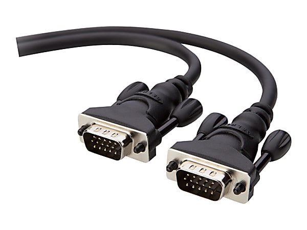 Belkin Pro Series VGA Monitor Signal Replacement Cable - HD-15 Male - HD-15 Male - 10ft