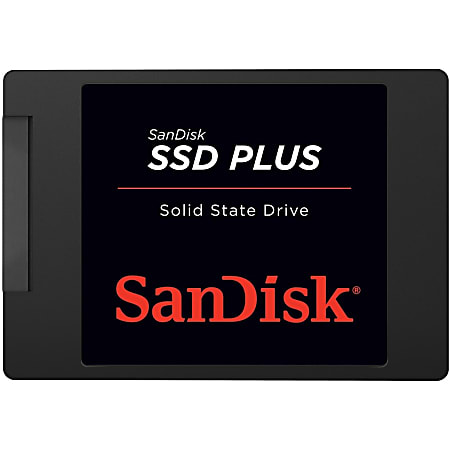 SanDisk SSD PLUS Internal Solid State Drive 480GB Black - Office Depot