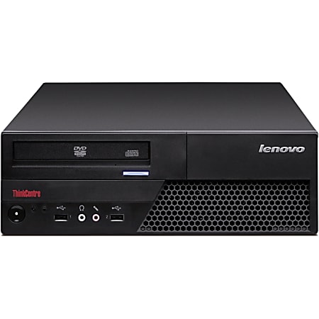 Lenovo ThinkCentre M58 7360WJ1 Desktop Computer - Intel Core 2 Duo E7300 2.50 GHz - 4 GB DDR3 SDRAM - 160 GB HDD - Windows Vista Business - Small Form Factor - Black