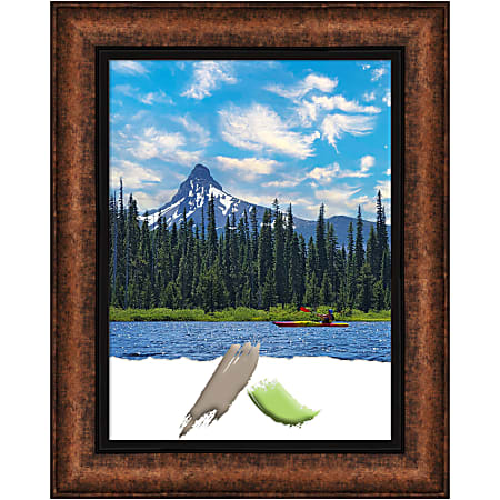 Amanti Art Picture Frame, 25" x 31", Matted For 18" x 24", Vogue Bronze