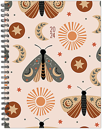 2024 Willow Creek Press Softcover Weekly/Monthly Planner, 6-1/2" x 8-1/2", Soulful Spirit, January To December
