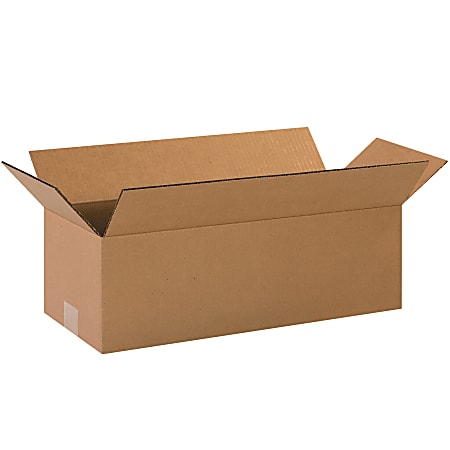Partners Brand Long Corrugated Boxes 20" x 8" x 6", Bundle of 25