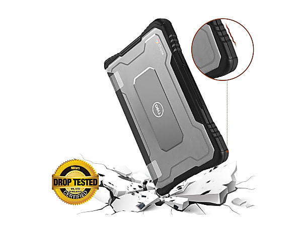 TechProtectus - Notebook hardshell case - shockproof, 2-in-1 - black - for Dell Chromebook 3100 2-in-1