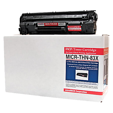 MicroMICR Remanufactured High-Yield Black MICR Toner Cartridge
