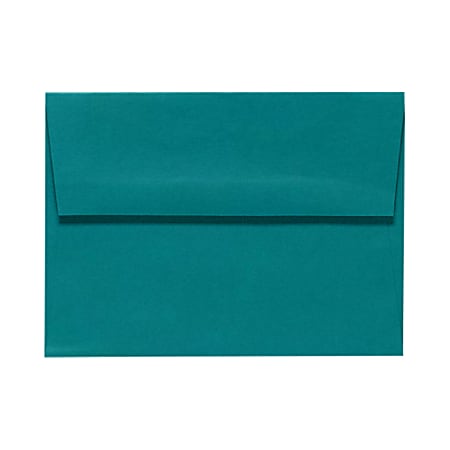 LUX Invitation Envelopes, A6, Peel & Press Closure, Teal, Pack Of 500