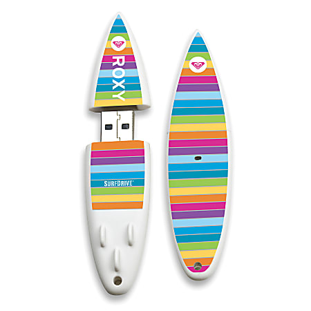 Roxy Easy Does It Strips SurfDrive USB Flash Drive, 2GB
