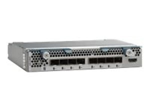 Cisco UCS 2208XP Fabric Extender - Expansion module - 10 GigE - 8 ports - with 16 x Cisco 10G Line Extender for FEX (FET-10G) - for UCS B200 M3 Blade Server