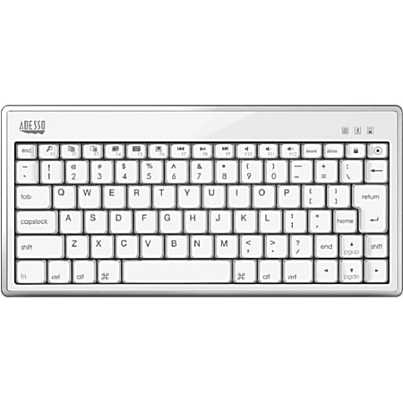 Adesso® Wireless Bluetooth® 3.0 Mini Keyboard 1010 For iPad® Devices